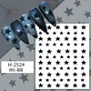 Adesivos de unha jato de tinta de celebridade da internet atacado amor borboleta urso rosto sorridente modelo oco de pistola de pulverização francesa patch de unha
