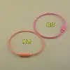 Anel de Aço Colorido Metalizado Cor de Doce Anel de Chaveiro Fio de Aço Colorido Chaveiro DIY Acessórios para Chaveiro Joias Criativas Cor Macaron