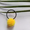 Goma de Pelo de Pompones Coloridos Estilo Coreano Alta Elasticidad Cuerda Redonda para el Cabello Accesorios para el Cabello Dulces y Frescos Goma de Pelo