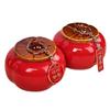 Caqui Caqui Ruyi Cerámica Caqui Caqui Caja de Dulces Dulces Lata de Té Empaque Boda Tarro de Dulces Souvenir Boda
