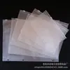 Bolsa de PVC para substituição do núcleo do caderno, acessórios, bolsa com zíper de EVA, 6 furos A5/A6, fichário, diário manual, bolsa de armazenamento plástica fosca