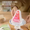 Caja de Embalaje para Mousse Triangular de Pastel con Esquinas Cortadas Caja de Embalaje para Horneado en Lata de Pastelería Transparente de Mil Capas