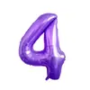 Globo Digital de Papel de Aluminio de 40 pulgadas Forma de Set de Cumpleaños Suministros de Decoración para Fiestas Globos con Números de Cumpleaños Venta al por Mayor