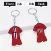 Futebol Copa do Mundo 2026 Alemanha França Bandeira Chaveiro Acrílico Camisa Pingente Lembrança da Copa do Mundo