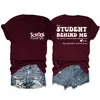 Enfermera escolar querido estudiante Amazon eBay sitio independiente camiseta casual cómoda para mujer cuello redondo