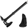Hacha Pepper Tail Hacha Táctica para Exterior Estilo Campamento de Campo Montada en Vehículo Corte de Leña Hacha Multifuncional Cuchillo Fuego Tala Tomahawk