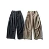 Pantalones Casuales de Pierna Ancha Retro Vintage Yidao 2026 Primavera Nuevos para Hombre, Pantalones Rectos de Ajuste Holgado de Alta Gama