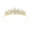 Niños y Niñas Princesa Corona Simple Linda Diadema Bebé Festival Actuación Accesorios para el Cabello Corona de Cumpleaños Corona para Pastel