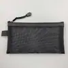 Estuche Transparente de Malla Multifuncional Simple Gran Capacidad Bolsa de Almacenamiento para Papelería Estudiante Especial para Exámenes Estuche Portátil
