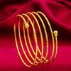 Pulseira de contas de ouro vietnamita para mulheres moda feminina joias transfronteiriças de ouro pulseira de contas anel