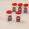 Frascos Pequeños Dulces y Divertidos con Temática de Comida, Piezas de Accesorios Hechas a Mano Creativas de Dibujos Animados, Piezas Pequeñas de Resina de Pegamento de Crema, Materiales al por Mayor