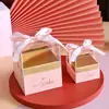 2026 Nueva Caja de Dulces para Boda Acrílico Transparente Creativa Caja de Dulces para Boda No Requiere Doblar Caja de Regalo de Alta Gama