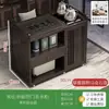 Mesa de Chá Pequena Móvel para Casa Mesa de Chá Madeira Maciça Carrinho de Chá Chaleira de Água Armário de Chá Integrado com Rodas Mesa Lateral de Chá Bandeja de Chá Kung Fu