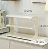 Prateleira de Armazenamento Trapezoidal Simples de Múltiplas Camadas para Mesa Personalizada Rack de Armazenamento de Objetos para Cozinha Doméstica Rack para Copos de Água