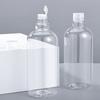 500ml ombro redondo demaquilante garrafa de água PET plástico transparente sub-garrafa adequado para carregar água hidratante creme hidratante maquiagem removedor garrafa de água