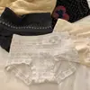 "Presente Fair Isle" [Algodão Bebê Xinjiang 10A] Roupa Íntima Feminina com Entrepernas Extra Longo, 100% Algodão