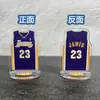 Kobe Curry James Owen Jersey coche suministros para coche decoración de baloncesto muñeca plato de pie decoración recuerdo