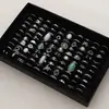 Joyería Transfronteriza Europea y Americana Anillo Estilo Étnico Personalizado Retro Turquesa Set de Anillos Geométricos de Mariposa con Forma de Serpiente