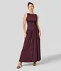 Todas as Cores e Tamanhos Novo Estilo Francês Aperta Cintura Emagrecedor Sem Mangas Cor Sólida Vestido Regata para Usar por Baixo por Yujie