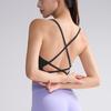 Regata de Yoga Transfronteiriça Dfy Sutiã Roupa de Corrida Yoga Top de Fitness Costas Cruzadas Sutiã Esportivo para Garota Quente