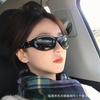 Óculos de Sol Punk Futuristas Óculos de Equitação Femininos Celebridade Cyber Fã de Montanhismo Estilo Igual ao de Fan Chengcheng Hip-Hop Óculos de Sol para Exterior