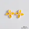 Molino de Viento de Color Caramelo Resina Accesorios Pequeños DIY Pegamento de Crema Dijes para Zapatos Imanes para Nevera Decoración de Papelería Materiales de Parche