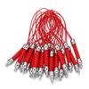 Cuerda tejida blanca para colgar teléfono móvil con hebilla de langosta, colgante de disco U para teléfono móvil, accesorio de cordón DIY tejido a mano