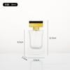 Frascos de Perfume 30ml Vidro Transparente Caryon Frasco Vazio Retangular Frasco de Aromaterapia conjunto Frasco de Perfume de Vidro