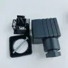 Válvula Solenoide Hidráulica de Pulso Din43650A Conector de Caixa de Junção Plugue Luz LED Transparente 2+1Terra 3+1Terra