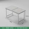 Mesa Plegable para Montaje de Puesto Exterior, Uso Comercial, Mesa de Comedor Rectangular Portátil, Mesa Plegable para Decoración y Ceremonias de Inauguración