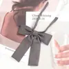 Pajarita Versátil Uniforme Jk para Mujer, Pajarita de Color Sólido Estilo Japonés con Mango Largo Pequeño, Pajarita de Estudiante, Uniforme Académico Estilo Academia