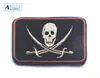 A NOSOTROS. Parche de Moral de Insignia Pirata Jolly Roger de los Navy Seals con Calavera de Ojos Grandes y Pequeños