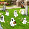 Zkb005 Halloween Fantasma Transfronterizo Enchufe para Patio Tablero Hueco Decoración para Fiesta de Jardín al Aire Libre Enchufe de Suelo