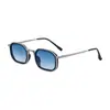 Nuevas Gafas de Sol Cuadradas de Moda Europeas y Americanas para Hombre, Personalidad Retro, Patillas de Primavera, Gafas de Sol con Protección Solar, Gafas Transfronterizas para Hombre
