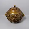 Quemador de Incienso de Latón Gu Yun Zhai Quemador Xiangyun Cabeza de Dragón Quemador de Sándalo Quemador de Incienso Grande para Buda Quemador de Incienso Quemador de Aromaterapia