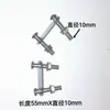 Base de asa plegable Accesorios para carretilla de mano Base de asa plana Bisagra Base de caja triangular engrosada Pies Grosor 3 mm
