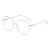 Gafas planas adelgazantes cuadradas de montura súper grande de estilo coreano de Zhou Yangqing, monturas retro, gafas sencillas populares en línea.