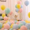 Atacado de Balões Macaron Coloridos Espessos à Prova de Explosão Loja de Shopping Center Decoração de Cena de Evento Arranjo de Aniversário Cores Variadas