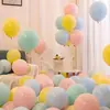 Atacado de Balões Cor Macaron Espessado à Prova de Explosão Loja de Shopping Atividade Decoração Cena Arranjo de Aniversário Múltiplas Cores