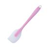 Espátula de silicone de grau alimentício peça única translúcida grande espátula para assar espátula para bolo e manteiga estoque de fábrica
