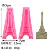 Molde de Silicone para Fondant com Formato da Torre Eiffel de Paris Estéreo 3D Decoração de Bolo de Chocolate Forma para Assar