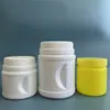 Botella de Plástico Portátil de Boca Ancha 500ml 1L Cubo para Polvos Envase de Polvo de HDPE Espesado Botella para Detergente