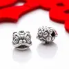 Danza del león accesorios de plata vintage no oxidación nuevo estilo nacional todo partido Cuentas pasantes transmisión en vivo DIY pulsera hecha a mano cuerda trenzada