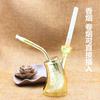 Cachimbo de Cobre Puro Latão Totalmente Cobre Tubo de Água, Cachimbo Dupla Finalidade Filtrado, Bolsa para Cachimbo Estilo Americano 608, Um Recipiente com Centenas de Sabores