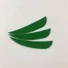 Escudo de gota de agua de 3 pulgadas pluma de ave real cuchillo pluma pluma de ave color sólido lanzadera de gota de agua flecha de pluma flecha de pluma accesorios DIY pluma de flecha de pavo