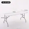Venta Directa de Fábrica Mesa Plegable Comercial Mesa de Comedor Simple Mesa Plegable para Puestos Mesa de Puesto para Hogar al Aire Libre Camping