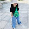 2023 Casual Novo Infantil Bolsa Mochila Dinossauro Meninos e Meninas Linda Princesa Moda Bebê Peito Bolsa Crossbody