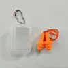 Embalado com corrente de ferro 3403400 protetores auriculares espiral anti-ruído audição natação proteção à prova de som à prova d'água