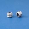 Cuentas Espaciadoras de Plata Pura S999 Ocho Tesoros Auspiciosos Cuentas para Cintura Cuentas Superiores con Pulsera de Cuentas Portátil 108 Cuentas Accesorio Cultural DIY