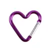 Fabricante Hebilla de Aleación de Aluminio en Forma de Corazón DIY para Ropa Infantil Gancho Mini en Forma de Corazón para Bolsos Pequeños